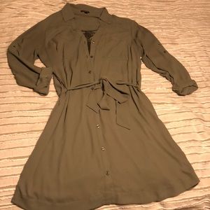 Army green dress